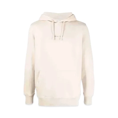 1017 ALYX 9SM Logo-Print Pullover Hoodie "Natural"