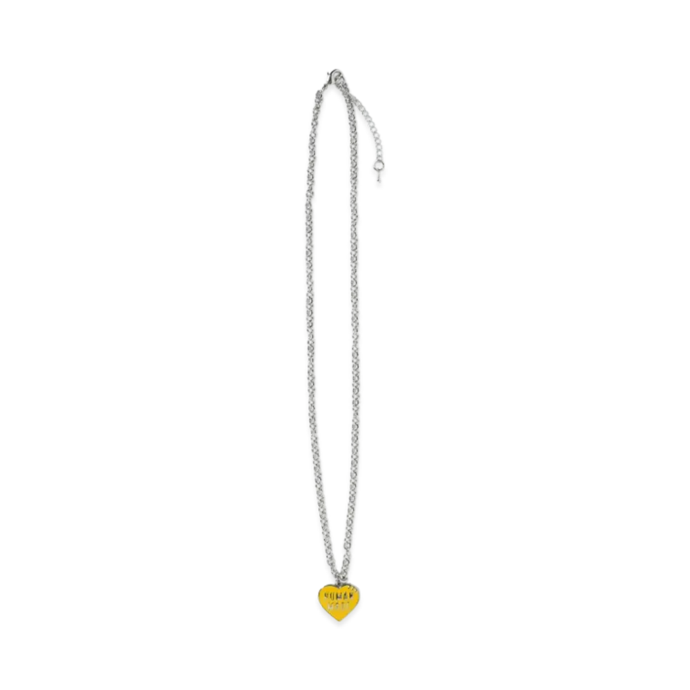 HUMAN MADE Heart Necklace "Yellow"