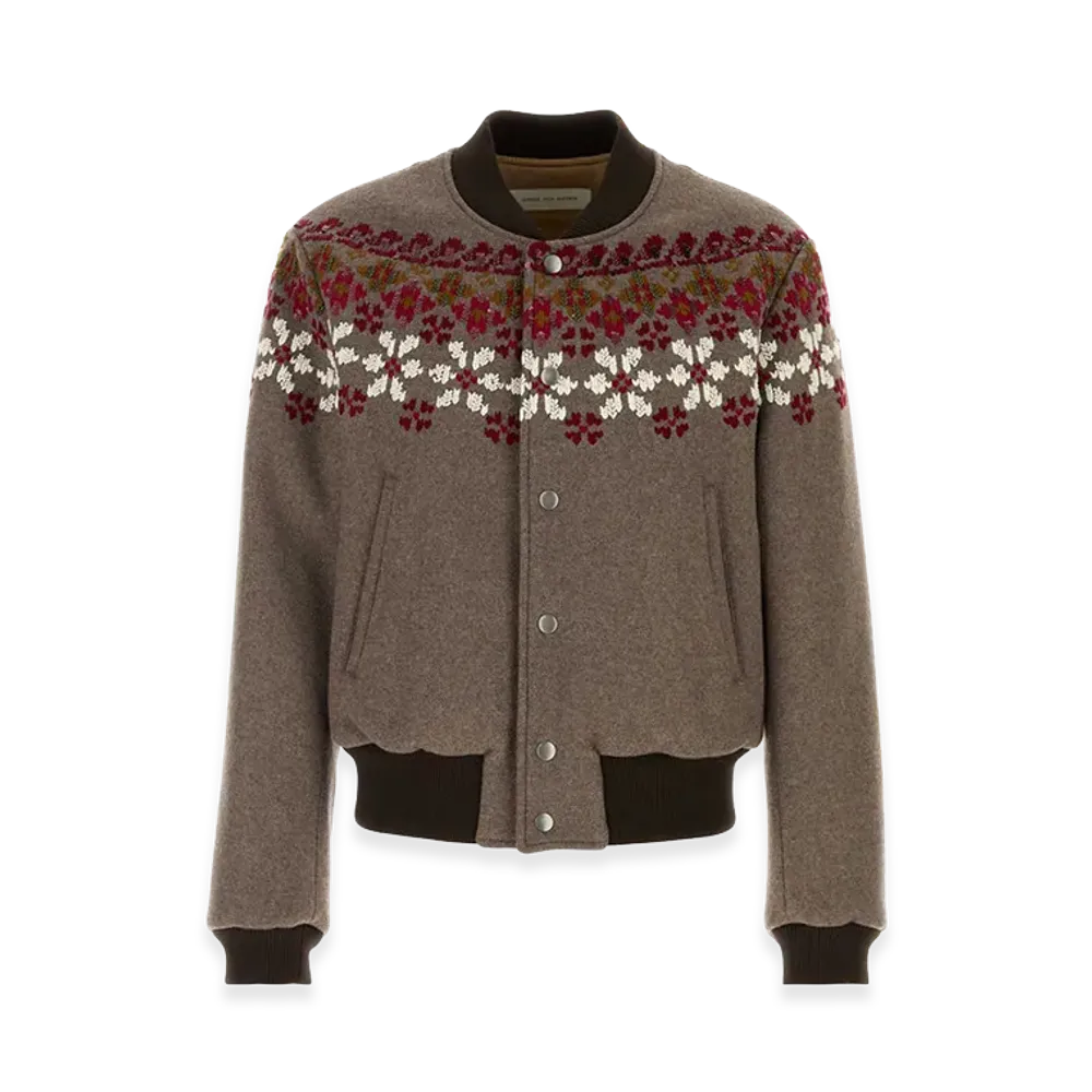 DRIES VAN NOTEN Blouson "Brown"
