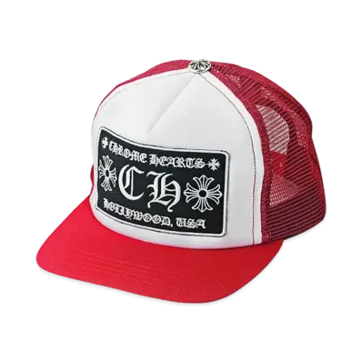 Chrome Hearts Trucker Cap CH "Red/White"