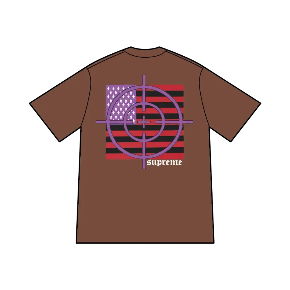 Supreme Target Tee "Brown"