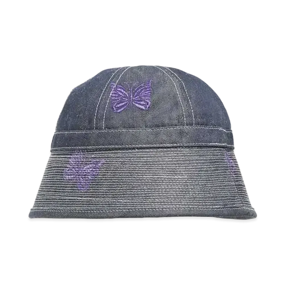 Needles SAILOR HAT - 10OZ C/L DENIM / PAPILLON EMB. "Indigo"