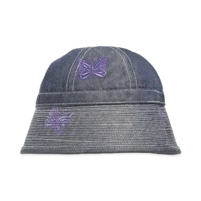 Needles SAILOR HAT - 10OZ C/L DENIM / PAPILLON EMB. "Indigo"