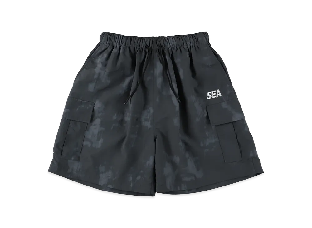 WIND AND SEA Nylon Cargo Shorts "Navy/Green"
