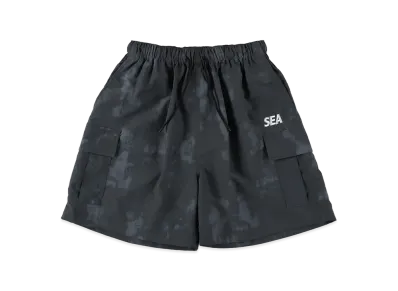WIND AND SEA Nylon Cargo Shorts "Navy/Green"