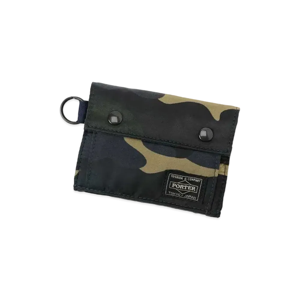 PORTER / COUNTER SHADE Wallet "Woodland Khaki"