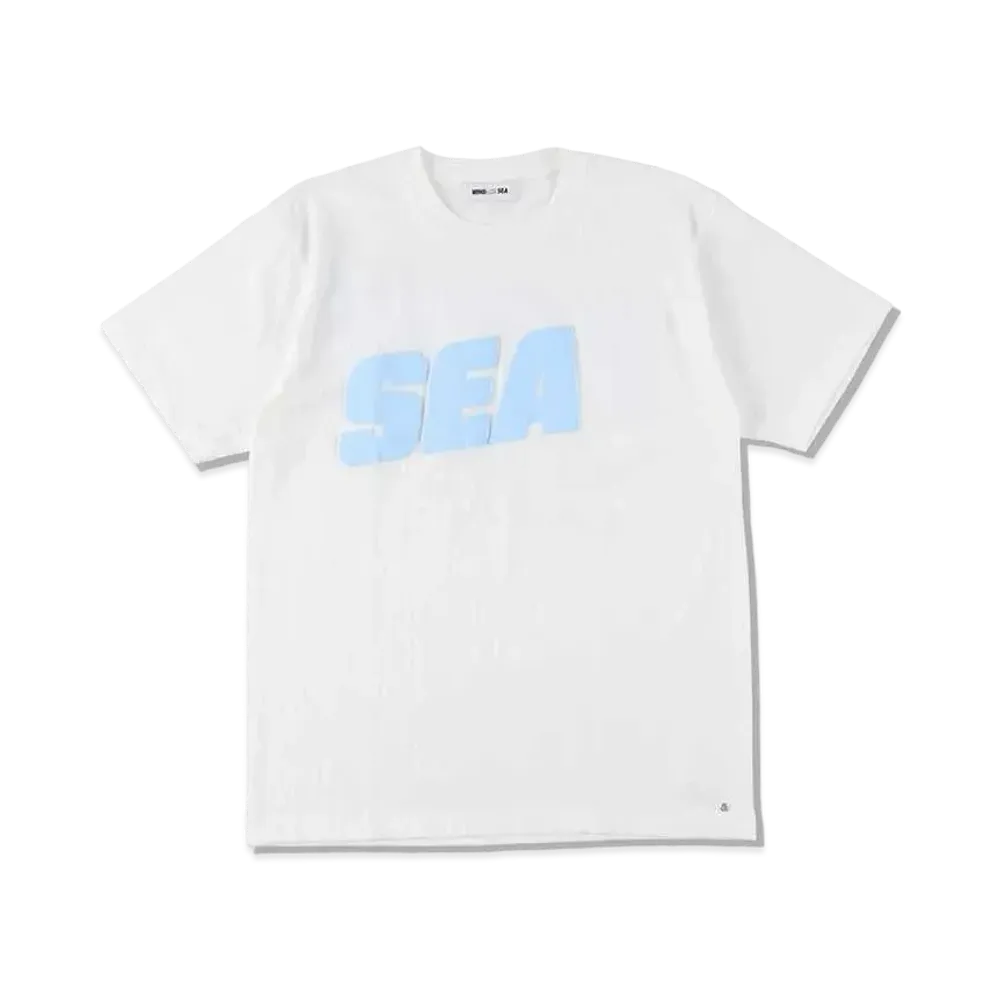スニーカーダンク × ウィンダンシー Tシャツ  SEA "ホワイト/ブルー"