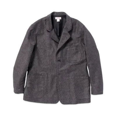 THE REAL McCOY'S Double Diamond Sack Coat / Printed Moleskin "Salt&Pepper"