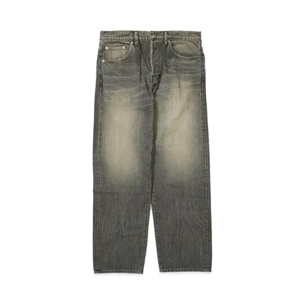Supreme Distressed Loose Fit Selvedge Jean "Washed Grey" (25SS)
