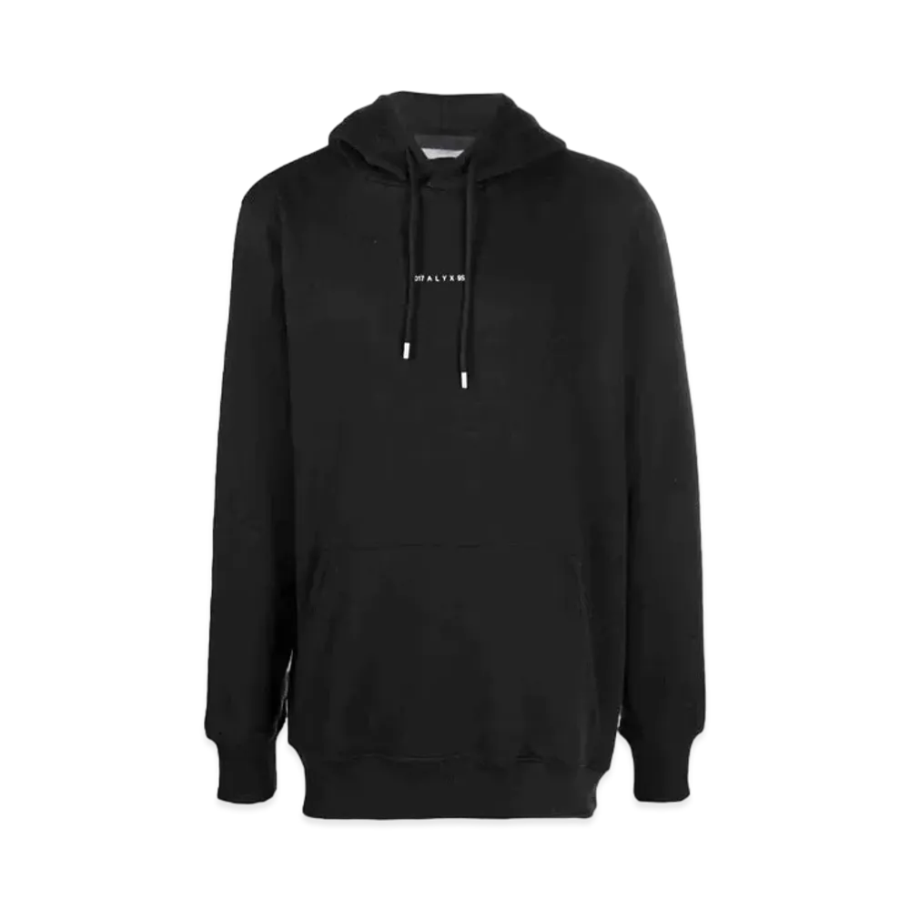 1017 ALYX 9SM Logo-Print Pullover Hoodie "Black"