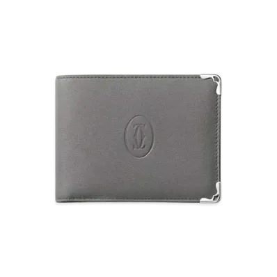 Cartier Must de Cartier 6-Credit Card Wallet "Ash Gray"