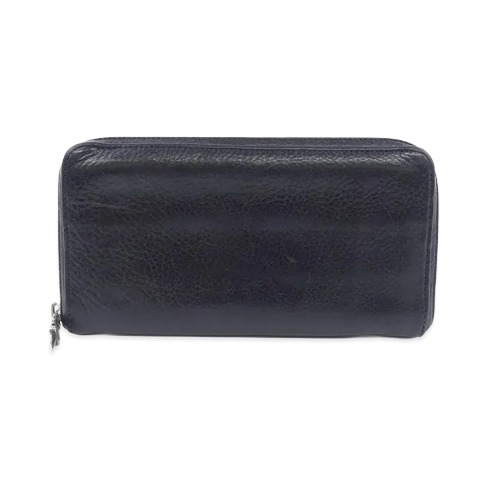 Chrome Hearts REC F ZIP2 Plain Wallet "Black"