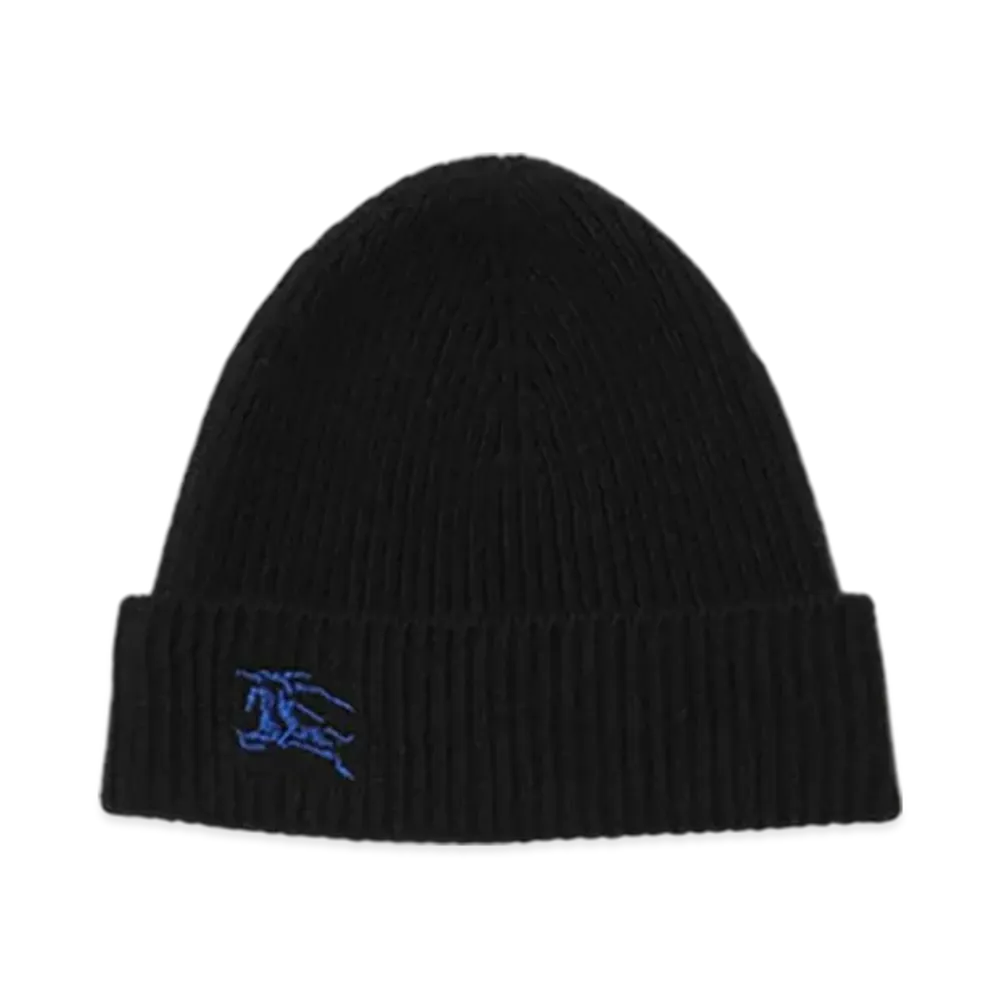 Burberry Rib Cashmere Beanie "Black"
