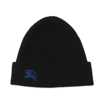 Burberry Rib Cashmere Beanie "Black"
