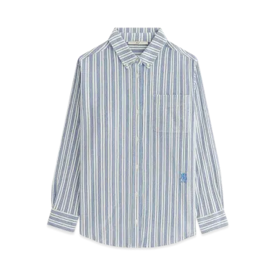 Kith Women Ora II Dobby Stripe Shirt "Royal"