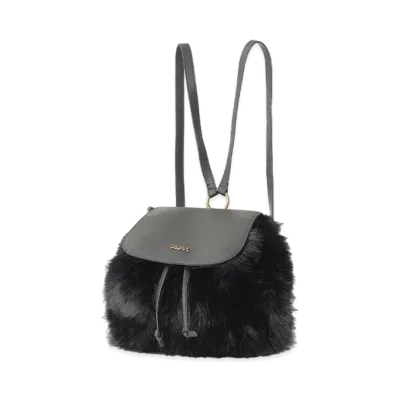 X-Girl Faux Fur Bag "Black"
