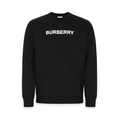 Burberry Cotton Sweatshirt "Black"