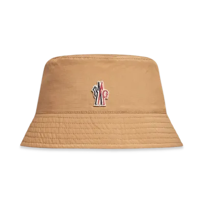 MONCLER Packable Bucket Hat "Light Brown"