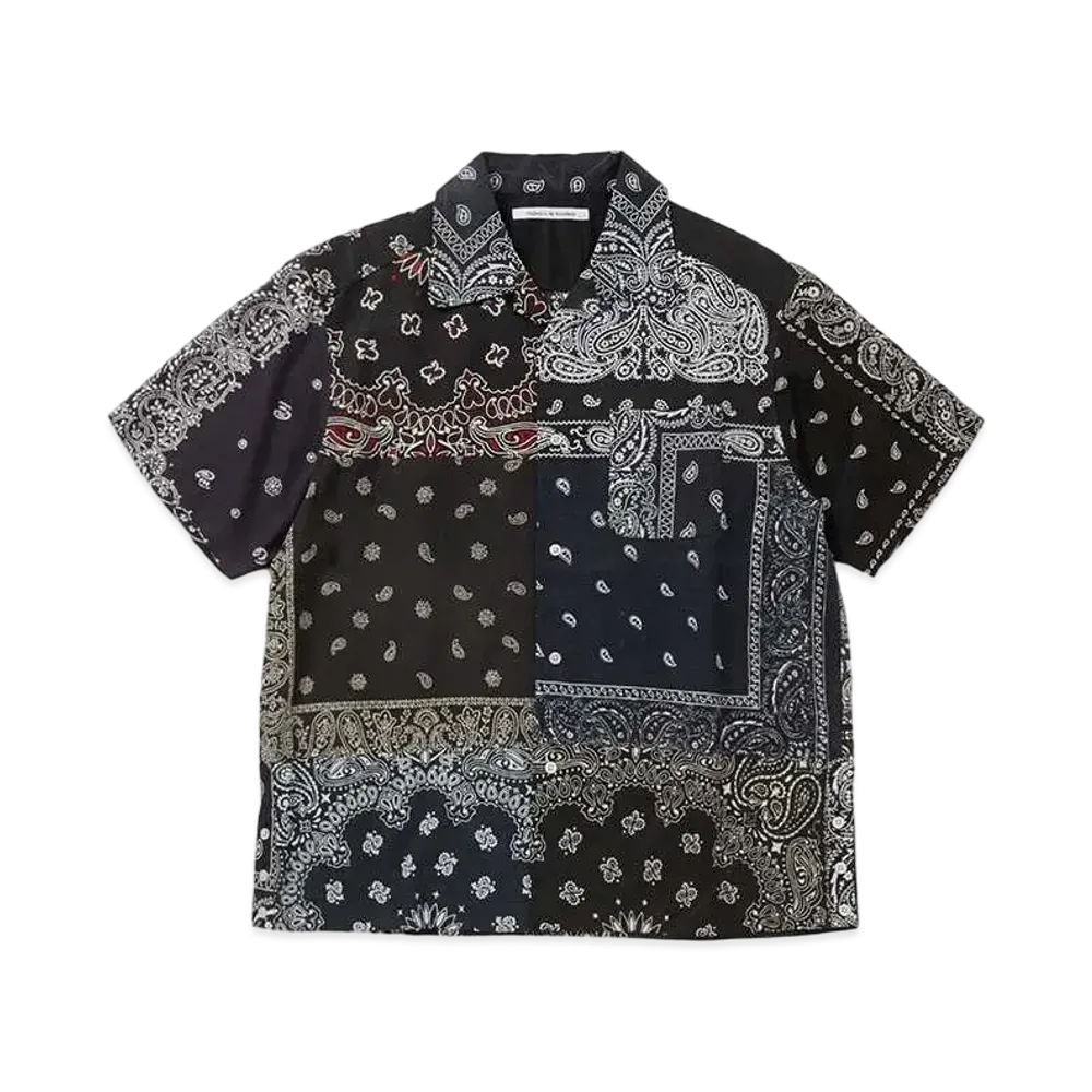 Children of the discordance BANDANA PATCH WORK SS SHIRT "BLACK"