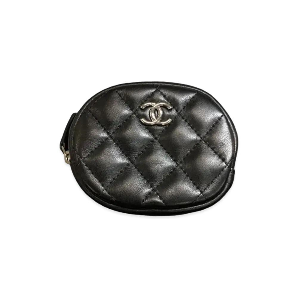 CHANEL Matelasse Coin Case "Black"
