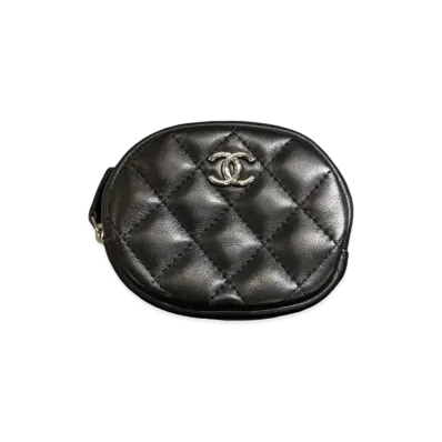 CHANEL Matelasse Coin Case "Black"