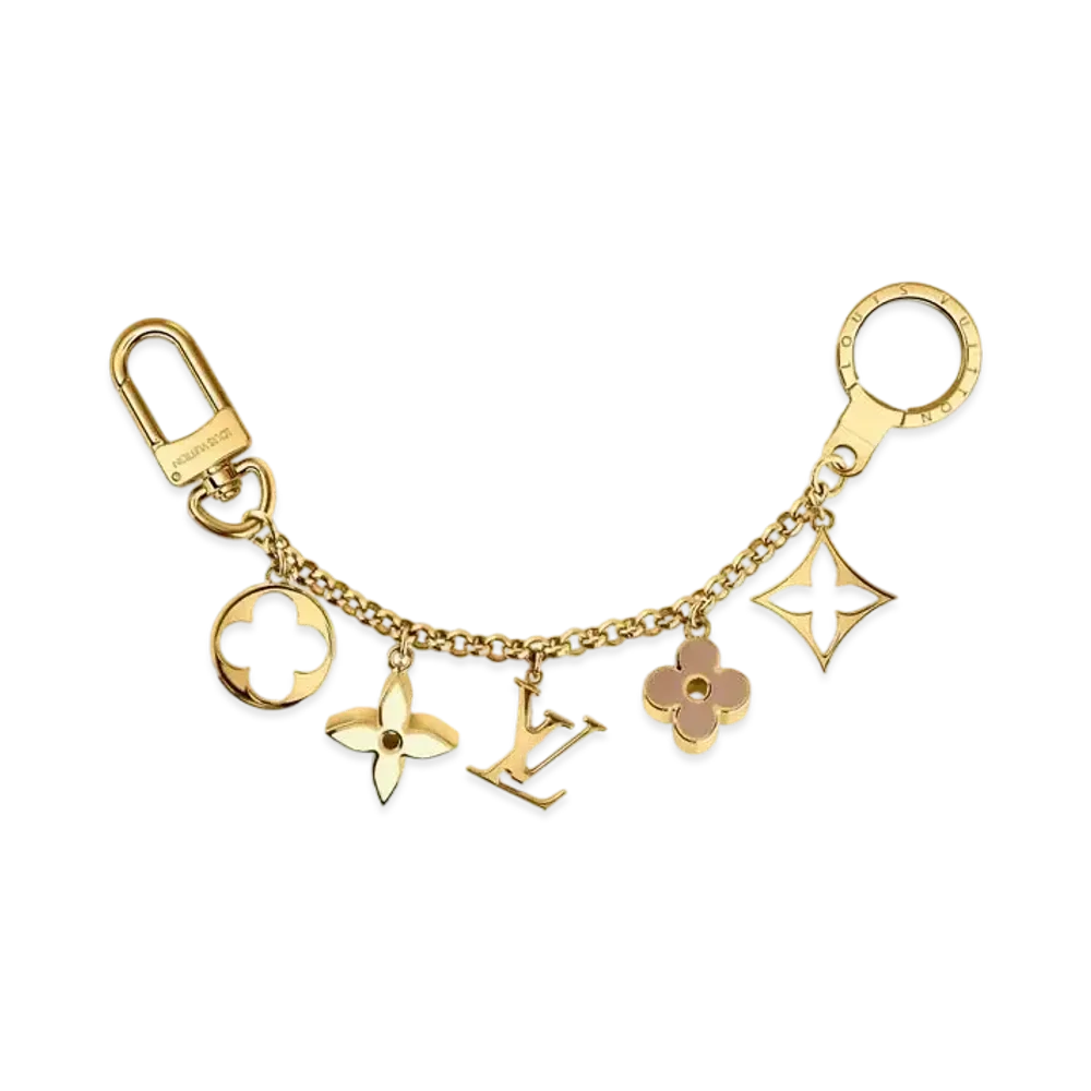 Louis Vuitton Bag Charm Chain Fleur De Monogram