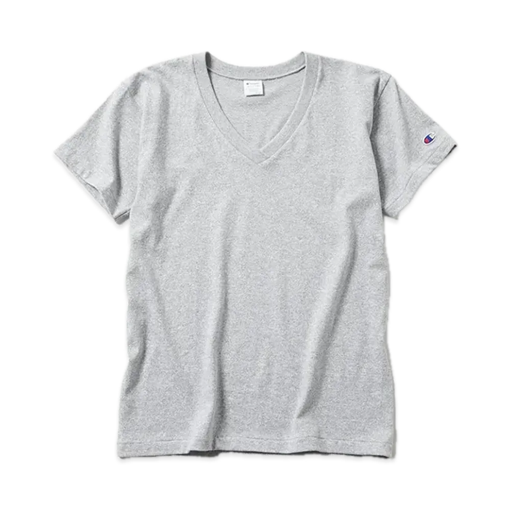 Champion True To Archives 77Qs Wrapped V-Neck Tee 1970S Model "Oxford Grey"