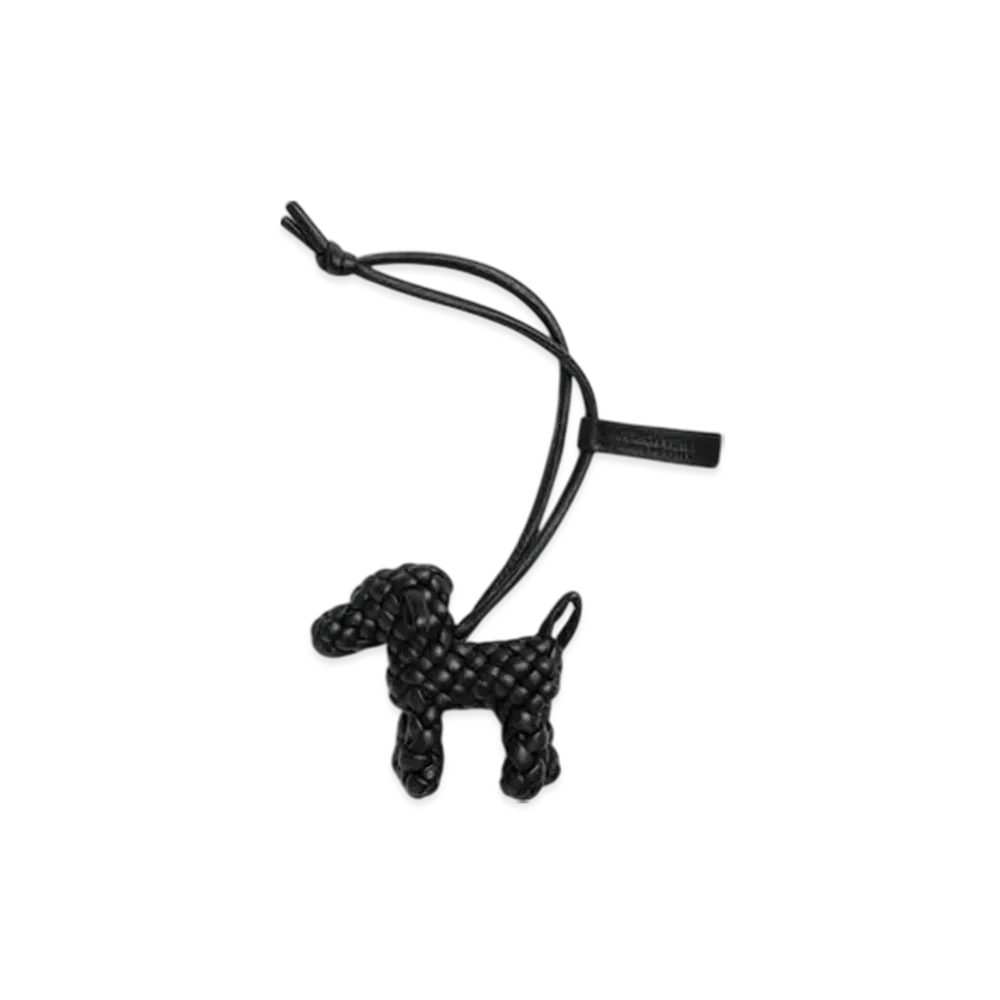 Bottega Veneta Dog Charm "Black"