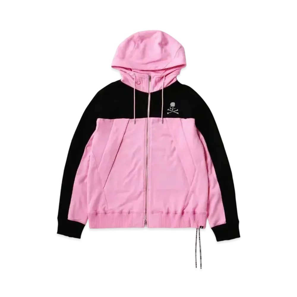 mastermind WORLD Mountain Zip Up Hoodie "Black Pink"