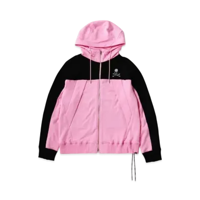 mastermind WORLD Mountain Zip Up Hoodie "Black Pink"