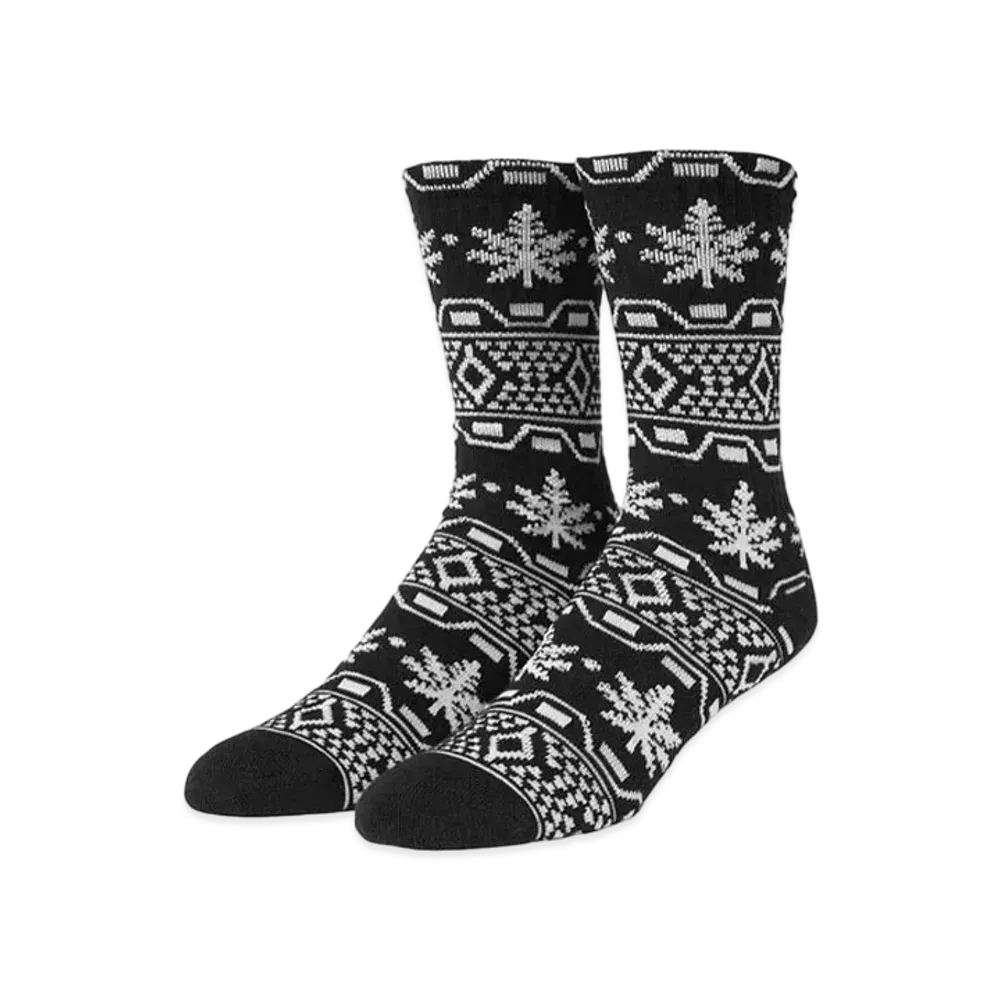 HUF Apres Plantlife Crew Socks "Black"