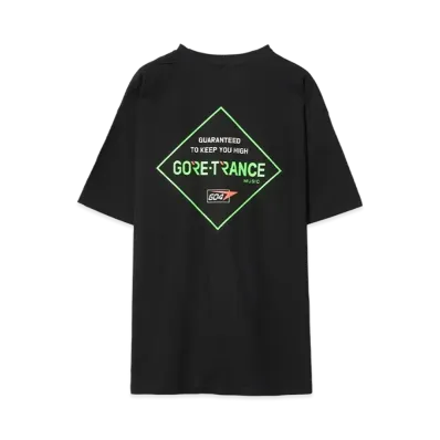 MAGIC STICK GEOPOLIS TEE designed by Ryo Mikami "BLACK"
