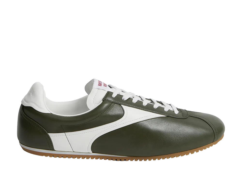 Bottega Veneta Shot Sneakers "Bark Green/Alabaster"