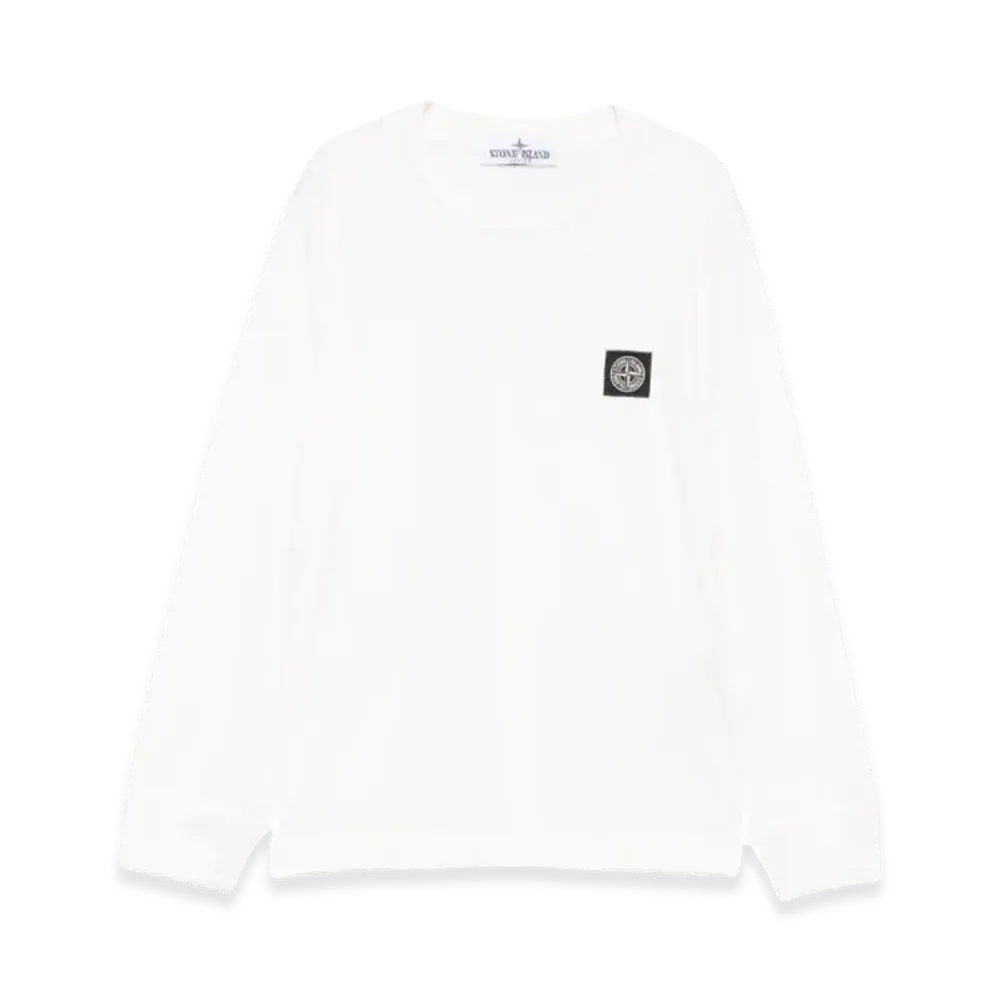 Stone Island Kids Logo Patch T-Shirt "White"