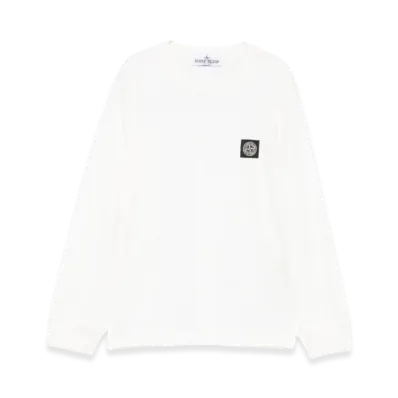 Stone Island Kids Logo Patch T-Shirt "White"