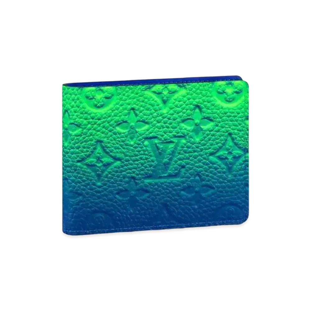 Louis Vuitton Monogram Portefeuille Slender NM "Blue Veil"