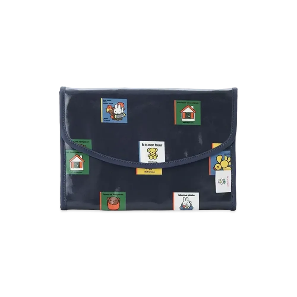 GELATO PIQUE x Dick Bruna Picture Book Pattern Maternity Notebook Case M "Navy"