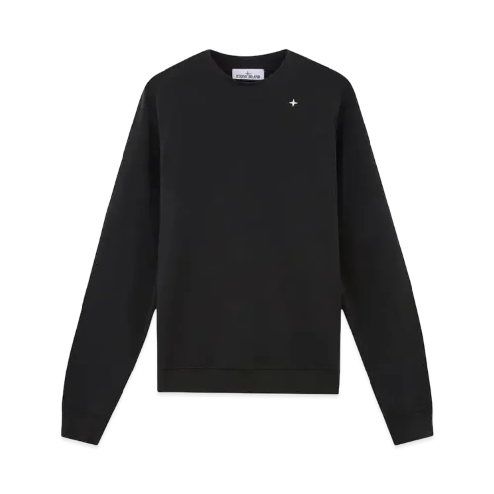 Stone Island 623G5 Light Stretch Wool Cotton Fleece Stone Island Stellina "Lead Gray"