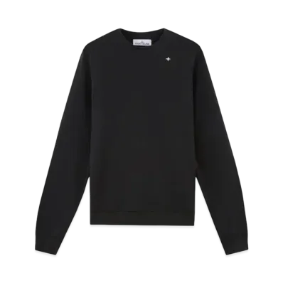 Stone Island 623G5 Light Stretch Wool Cotton Fleece Stone Island Stellina "Lead Gray"