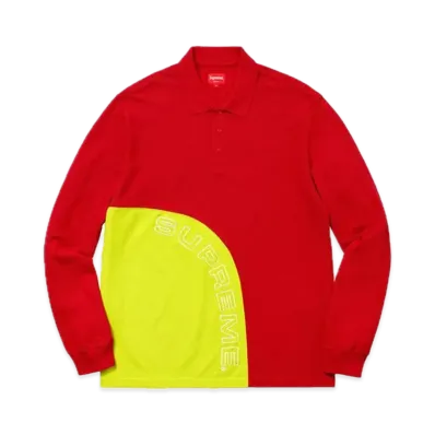 Supreme Corner Arc L/S Polo "Red"