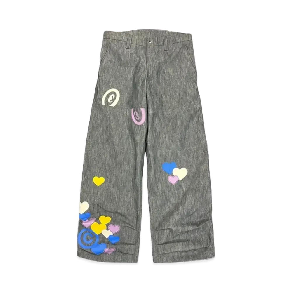 COIN PARKING DELIVERY CPD LOVE Patch Pants #9 "Gray"
