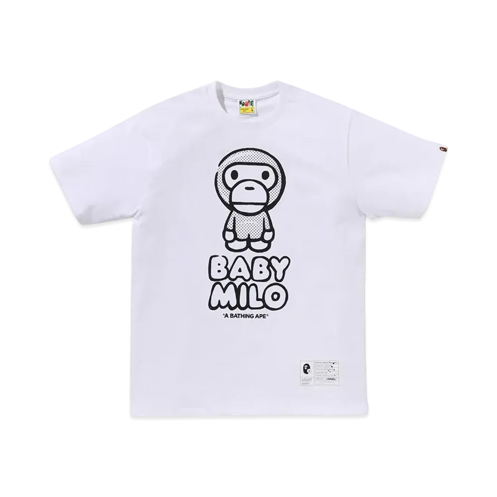 A BATHING APE x Joshua Vides Baby Milo Tee "White"
