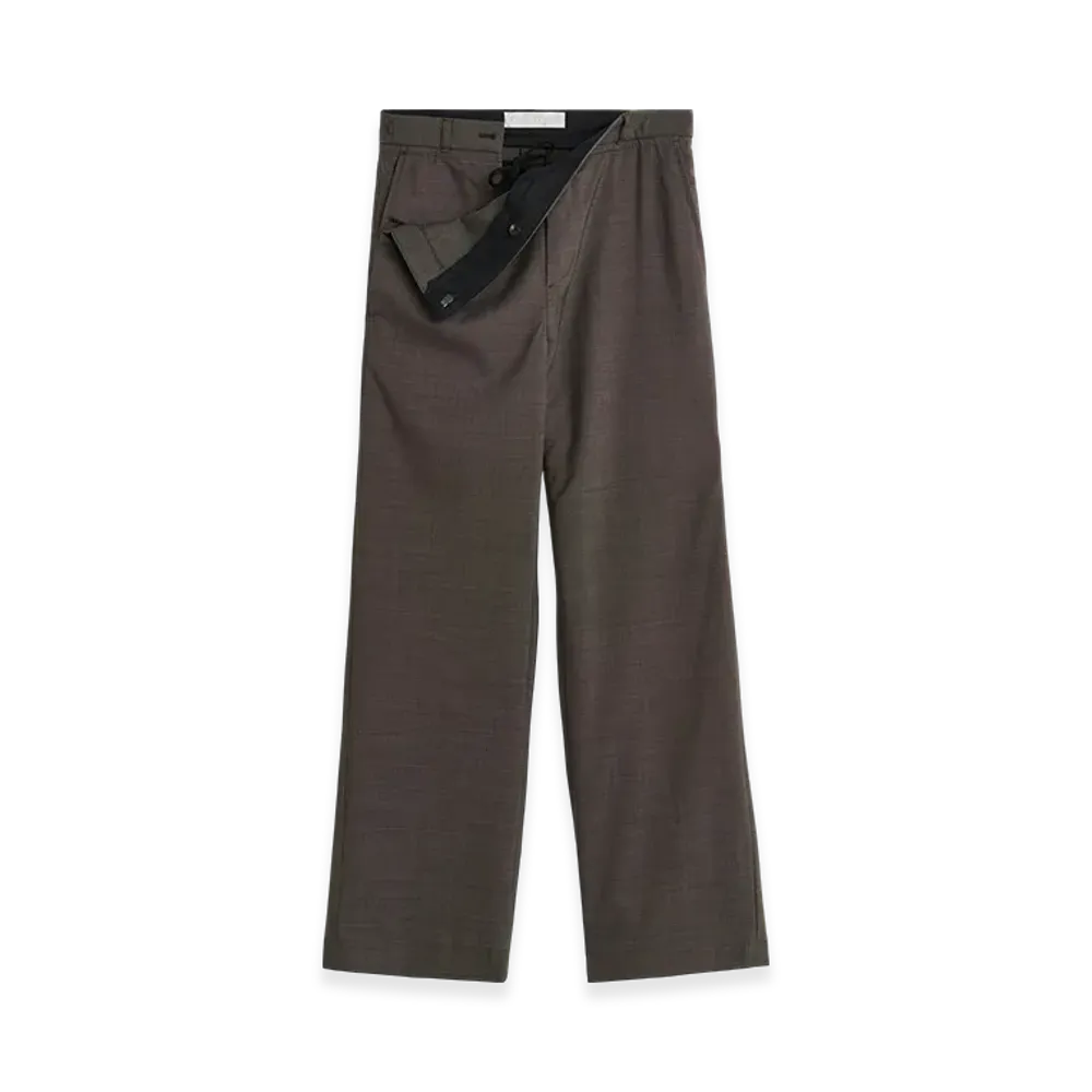 OUR LEGACY Women's Unveil Trouser "Grey Atom Check Wool"