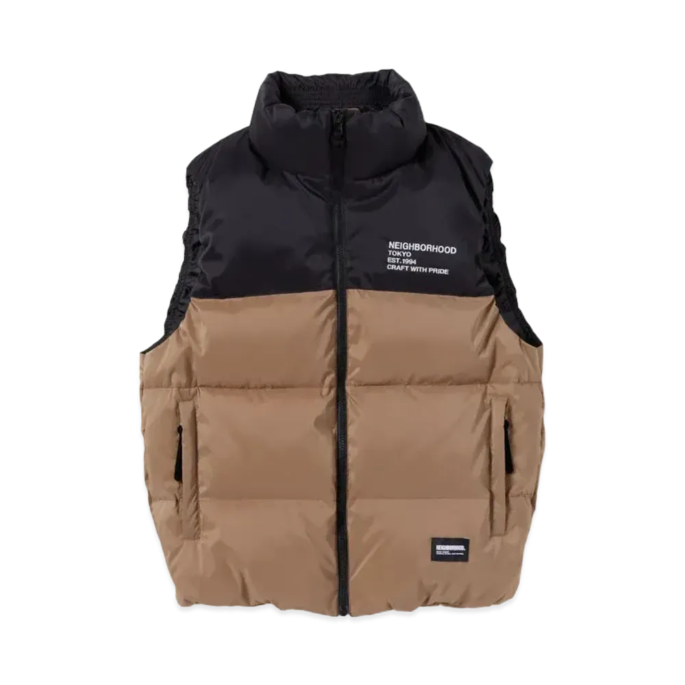 NEIGHBORHOOD Classic Down Vest "Beige"