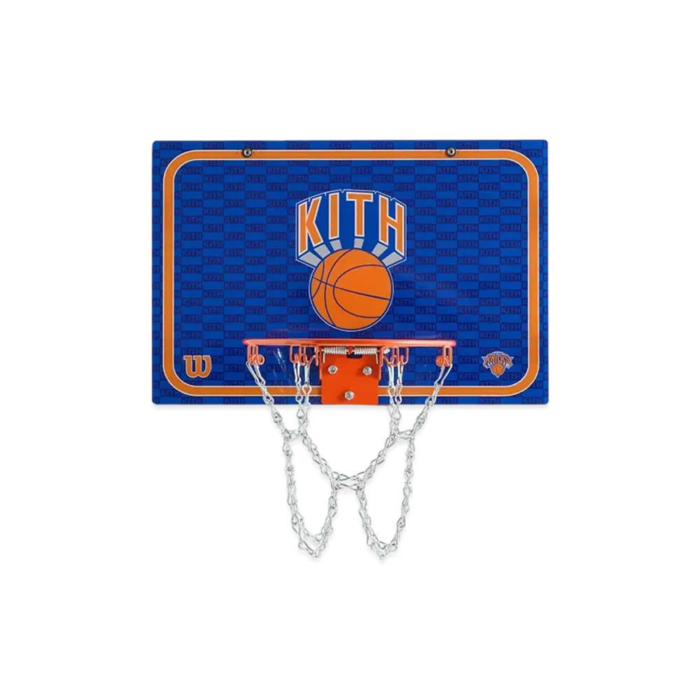 Kith x Wilson for the New York Knicks Mini Hoop "Navy/Orange"