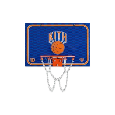 Kith x Wilson for the New York Knicks Mini Hoop "Navy/Orange"