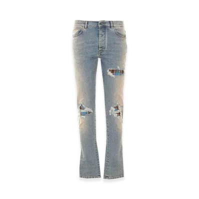 AMIRI Jeans Flannel MX1 Jeans "Blue"