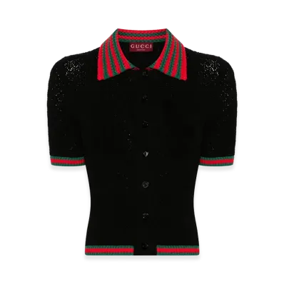 GUCCI Women's Fashion Polo "Black"