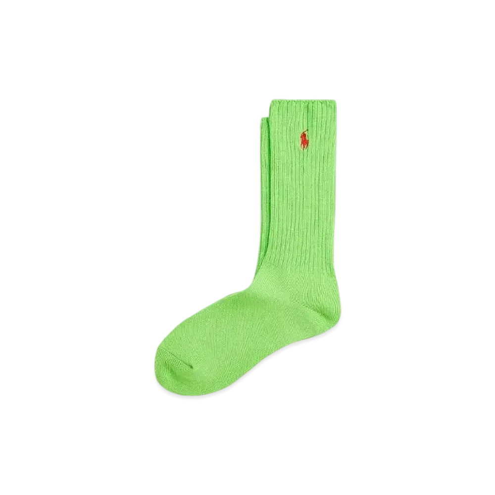 Polo Ralph Lauren Cotton Blend Crew Socks "Green"