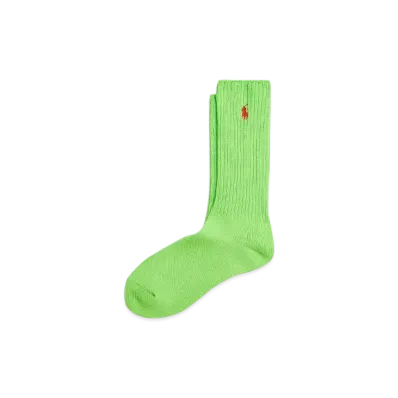 Polo Ralph Lauren Cotton Blend Crew Socks "Green"